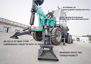 מקדחת בורג הידראולית ניידת SDLQ 20 מטר לקידוח עמודי בטון, עם תיבת הילוכים קלה להפעלה. - Product Image 3