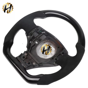 Volant de luxe personnalisé HZ Aston DB5 DB6 DB7 DB11 DB9 V8 en fibre de carbone avec LED et poignée de 35 mm - Product Image 3