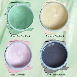 Masker Wajah dengan Teh Hijau & Matcha Vitamin C untuk Kulit Berminyak-Pembersihan Pori Mendalam & Pemutih - Product Image 3