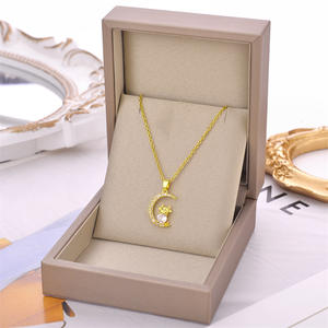 Collier Cœur de Luxe Élégant Entièrement Sertie de Diamants pour Femme, Chaîne de Clavicule Polyvalente en Acier Titane Tendance, pour Observation de la Lune à Distance - Product Image 1