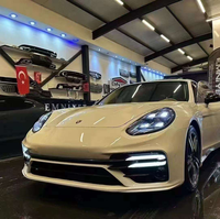 Applicable aux Panamera 970.1-970.2 de 2010 à 2016, mise à niveau vers la carrosserie 971, composants avant, kit carrosserie avant TurboS, phares avant.