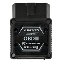 Vgate Vlinker FS BT Scanner OBD2 professionnel pour la plupart des voitures 12V pour iOS Android