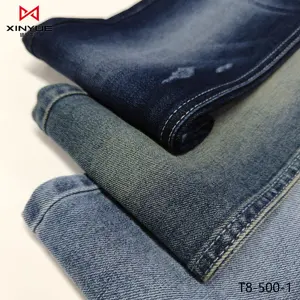 Rolo de tecido jeans tecido jacquard para roupas de guangzhou textile Bangladesh