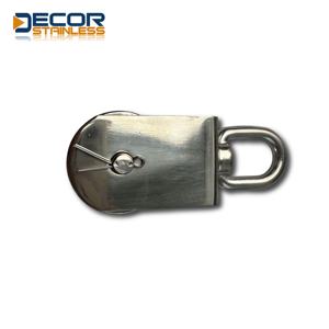 مجموعة دوارة من الفولاذ المقاوم للصدأ البحرية الثقيلة ، كتلة بكرة واحدة ، كتلة سلسلة 50 يخت ، معدات قارب - Product Image 3