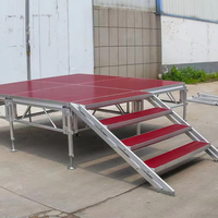 Scène portable en aluminium pour extérieur/intérieur |   Scène modulaire à montage rapide pour spectacles et fêtes