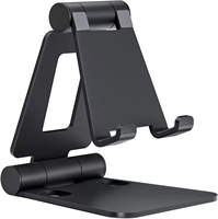 Nouvel arrivage : Support universel portable et réglable en alliage d'aluminium pour tablette et téléphone, idéal pour iPad et PC, support paresseux de bureau