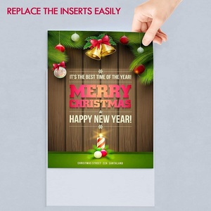 Lucite Acrylic <span class=keywords><strong>Wall</strong></span> Mount giữ dấu hiệu 8.5x11 cho dấu hiệu hiển thị kệ - Product Image 4