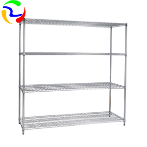 54 "x 24" x 63 "מקצועי 5-שכבות מדפי תיל כרום נייד חובה מדפים קמעונאיים - Product Image 5