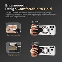 COMITOK BINER Poignée de contrôle magnétique pour appareil photo de smartphone avec zoom, idéale pour l'utilisation au lit et sur le bureau