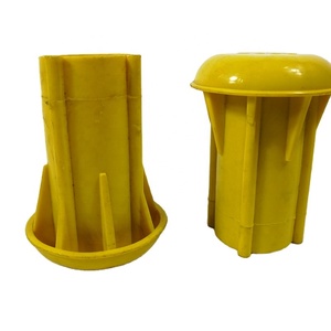 Cono di sicurezza in plastica per casseforme in calcestruzzo, terminale per tondini in acciaio per casseforme in acciaio, barra a Z - Product Image 1