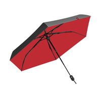 Parapluie triple, parapluie semi-automatique ultra-léger, parapluie cadeau pour femme, parapluie publicitaire pour hôtel, impression