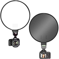 Vente en gros 40cm boîte à lumière universelle Flash diffuseur appareil photo portable sur le dessus boîte à lumière ronde Photo Studio tente souple pour appareil photo