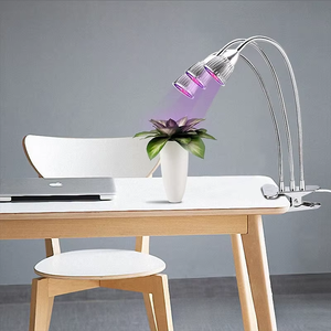 Lámpara de Cultivo LED Joystar con Clip de 3 Cabezas <span class=keywords><strong>para</strong></span> Plantas de Interior, Foco LED con Interruptores Independientes <span class=keywords><strong>para</strong></span> <span class=keywords><strong>Suculentas</strong></span> y Hierbas, Venta al por Mayor - Product Image 1