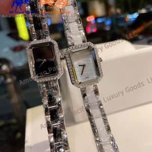 Montres-bracelets de luxe pour hommes, design minimaliste, bracelet en cuir, boîtier en acier inoxydable, phase de lune, résistantes à l'eau, tendance - Product Image 2