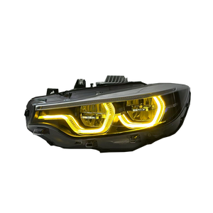 Pieza de Repuesto para Automóvil <span class=keywords><strong>BMW</strong></span> Serie 4 F32 M4 F82 F80 2013-2017 V3, Luces Diurnas Tricolor Amarillo, Blanco y Rojo, Nuevo Diseño Estilo Ikon - Product Image 2