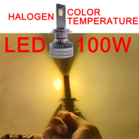 Ampoule de phare LED H7 H11 200W 3000K 4300K 6500K pour voiture FSYLX X8 3 couleurs, ampoule LED H7 H11 9005 9006 sans erreur Canbus, lampe antibrouillard LED pour voiture