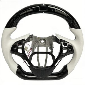 Volante Deportivo LED de Fibra de Carbono Forjada y Cuero para <span class=keywords><strong>Hyundai</strong></span> BK2 <span class=keywords><strong>Genesis</strong></span> Coupe G70 G80 GV70 GV80 2010 2012 2013 <span class=keywords><strong>2022</strong></span> - Product Image 2
