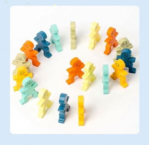 Bloques de Construcción Multifuncionales Coloridos y Lindos, Juguete de Madera para Apilar y Equilibrar para Niños y Niñas - Product Image 4