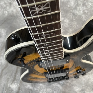 Guitarra Eléctrica Personalizada Zakk Wylde Audio <span class=keywords><strong>Odin</strong></span> Viking Estilo Tótem Cuerpo <span class=keywords><strong>de</strong></span> Arce Caoba Envío Rápido - Product Image 5
