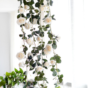 ดอกกุหลาบปลอม Lofen Flora Rose Vines ขนาด 180 ซม. สำหรับตกแต่งเพดานงานแต่งงาน - Product Image 3