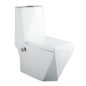 Керамический туалетный столик в форме алмаза со встроенным биде - Product Image 1