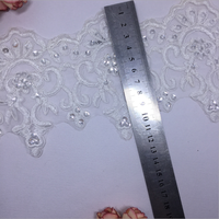 Dentelle indienne pour sari, dentelle dorée Alencon, bordure brodée, dentelle métallique, bordure en dentelle par yard