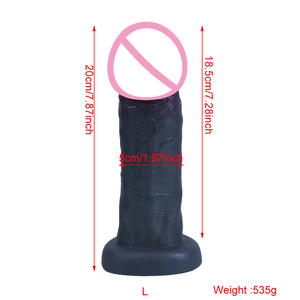 Consolador de silicona líquida Black Mamba de Venta caliente, Juguetes sexuales femeninos adultos realistas, productos eróticos - Product Image 5