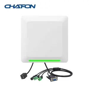 CHAFON CF6A1 EPC GEN2 860 ~ 960兆赫继电器/RS232/WG26/tcp/ip 9dbi 10m范围长距离密码屏蔽模式卡射频识别阅读器