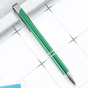 Engraved Pens New Promotion Cheap Ball Point Metal Pens With Personalized Custom Laser Engraved Print Branded Logo Manufacturer Ballpoint Gift