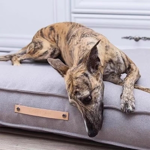 Tappetino per dormire per cani di grandi dimensioni completamente rimovibile in velluto a coste quadrato per animali domestici tappetino per animali in pile Memory Foam letto per cani ondulato ortopedico - Product Image 5