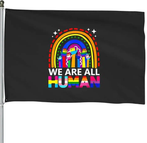 Bandera del Orgullo Asexual, Bisexual <span class=keywords><strong>y</strong></span> Gay, Bandera del Orgullo Humano, Bandera del Orgullo Arcoíris, Bandera Personalizada de Tela de Poliéster de 3x5 pies para Exteriores - Product Image 6