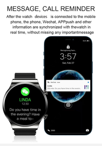 Reloj Inteligente <span class=keywords><strong>Tefiti</strong></span> 2021, Pantalla Táctil Completa E15 Ak76 Dt93, Cronógrafo, Superventas, Pantalla Grande, Delgado, Redondo, Magnético, 2.0 TM01 - Product Image 4