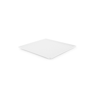 Assiette carrée en céramique Excelsa Antalya 25,5x1,5 cm, blanc - Product Image 2