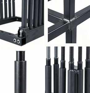 Support de rangement extensible en métal robuste pour pare-brise de voiture, 6 paires de poteaux amovibles, hauteur réglable, protection en mousse PU - Product Image 2