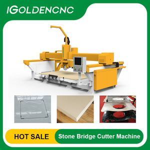 Gạch thạch anh đá cẩm thạch Máy cắt đá 5 trục CNC cầu Saw Máy cắt đá <span class=keywords><strong>Granite</strong></span> với bảng biến - Product Image 2