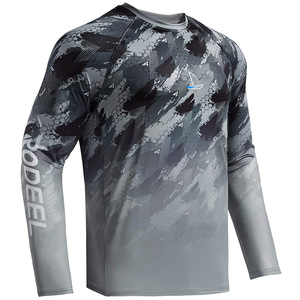 Chemise <span class=keywords><strong>de</strong></span> pêche pour homme à manches longues, protection solaire UPF 50, légère, séchage rapide, respirante, haut <span class=keywords><strong>de</strong></span> performance pour la randonnée en plein air - Product Image 2