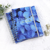 Reliure à spirale 4 pièces avec logo personnalisé dans une seule boîte agenda agenda mensuel et hebdomadaire agenda carnet de notes planificateur