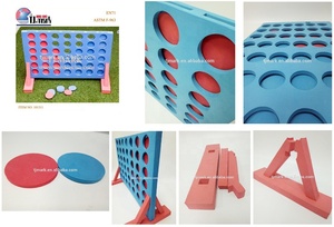 Gioco Interattivo Classico Genitore-Figlio - Set Gigante in Schiuma <span class=keywords><strong>EVA</strong></span> 4 in Fila per Serate di Gioco in Famiglia e Divertimento in Vacanza - Product Image 6