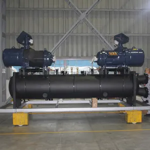 Euroklimat High Performance HVAC System Water Cooled Falling Film Screw Chiller Industry