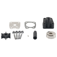 Kit de réparation de turbine de pompe à eau hors-bord pour moteurs hors-bord Yamaha 4HP 5HP pièces de bateau marin 6E0-W0078-A2 6E04431100 noir