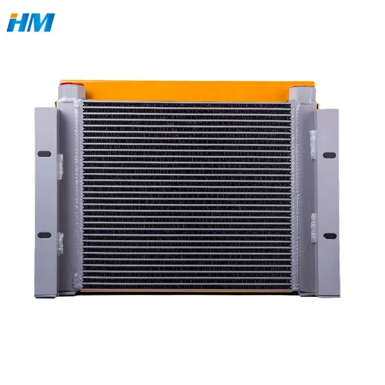 HM radiator oli transmisi otomatis, radiator pendingin oli hidrolik penukar panas udara Aluminium ke udara dengan kipas