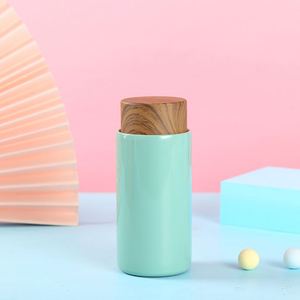 Bouteille Isotherme en Acier Inoxydable Écologique Sans BPA de 260 ml avec Couvercle Effet Bois pour Entreprises, Étudiants et Couples - Product Image 6