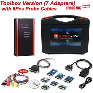 IPROG Pro V89 7-Adapter Vollständiger ECU-Schlüsselprogrammierer IPROG+ Eeprom IMMO/3-in-1 Carprog Digiprog3 5 Sondenkabel Guangdong China Modell 1 - Product Image 3