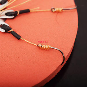 ชุดเบ็ดตกปลาแบบหลายตัวเบ็ด BoYuan Simple Flip Hook สำหรับตกปลาคาร์พในน้ำจืด ทะเลสาบ ปลาใหญ่ ตัวเบ็ดแบบระเบิด ขายส่ง 1000 ชิ้น เหอเป่ย - Product Image 1