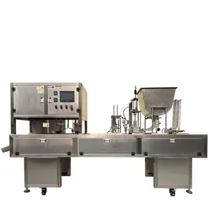Automatische Popcorn-Becherfüllung und -verschließmaschine kleine Kommunion-Becher-Wasserbecher-Befüllungs- und Verschlussmaschine