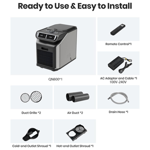 En stock UE Climatiseur portable 6000 BTU Refroidissement rapide Télécommande Climatiseur mobile [La capacité de refroidissement est la plus puissante en H] - Product Image 3