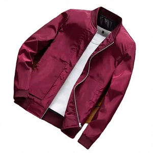 Blouson Bomber Homme Hiver Rembourré Coupe-Vent en Toile Lavée Col Montant Entièrement Zippé Personnalisable Logo OEM ODM Haute Qualité Vente en Gros - Product Image 2
