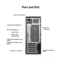 Station de travail graphique Dell Precision T5860 Tower avec processeur Xeon W3-2425 W3-2525 et alimentation 1350W pour la conception 3D, le rendu, la simulation IA et l'ingénierie