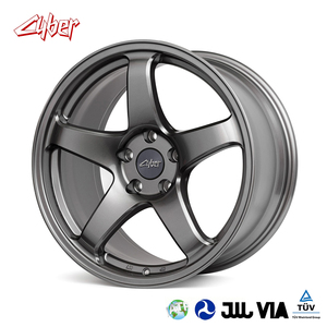 Jantes forgées à cinq branches en alliage d'aluminium au design concave pour ENKEI PF05 Ford Chevrolet Buick Peugeot Citroën Renault Tesla - Product Image 1