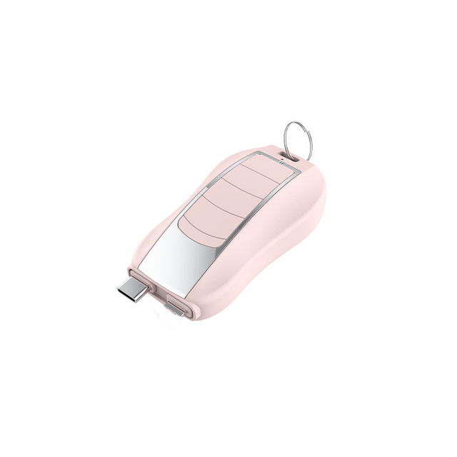 2023 New Design Keychain 1500 MAh Type C Emergency Mobile Phone Small Portable Charger Mini Power Bank